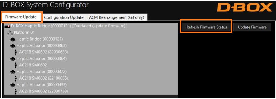 How do I upgrade my G2, G3 and G5 firmware