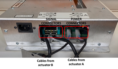 Swap actuators at ACM port Step 2